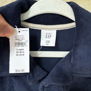 GAP 2T Toddler Boy Towel Shirt